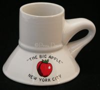NYC New York City THE BIG APPLE Spill Proof Coffee Mug